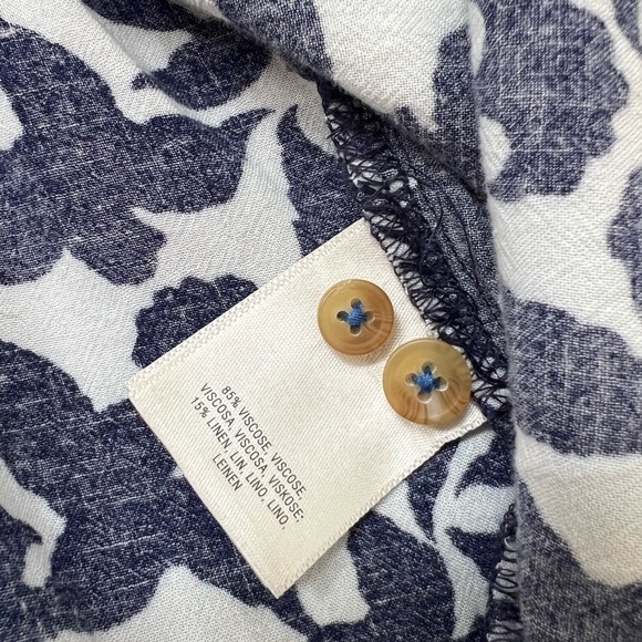 NEW! Maeve Sparrow Dress in Royal & White - L - Picture 7 of 7